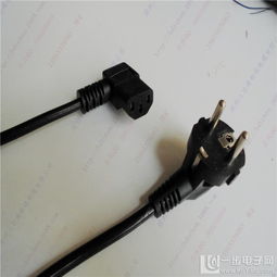 专业供应欧规两圆插品字尾与三插梅花尾电源线及音视频线厂家